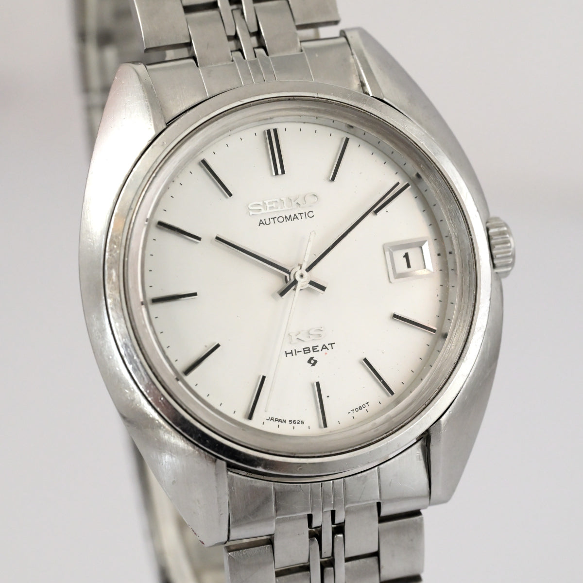 OH済み　SEIKO KS KingSeiko 1971年製　5625-7080 キングセイコー 5625-7080 トノー型ケース スクリューバック