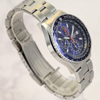 Seiko Flightmaster Chronograph Ref.7T92-0CF0 Stainless Quartz Watch