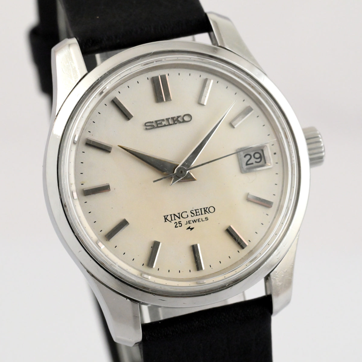 Vintage 1967 SEIKO King Seiko Hand-Winding 4402-8000 Silver