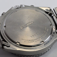 SEIKO Flightmaster Chronograph Date Black Dial Quartz Mens Watch Ref.7T92-0CF0