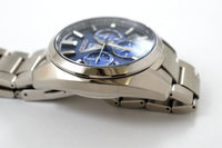 Seiko astron sbxc019 5x series gps radio solar watch blue dial sapphire crystal