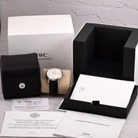 IWC Portofino Silver Men's Watch - IW356501 w/Box