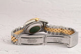 Rolex Datejust 16233 Roman Gold / Silver Jubilee Bracelet with Gold Bezel w/Box