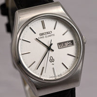 Vintage Seiko King Quartz Silver Day/Date Men's Watch Ref.5856-8030 Sep 1977