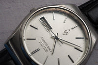 Vintage Seiko King Quartz Silver Day/Date Men's Watch Ref.5856-8030 Sep 1977