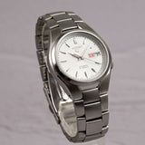 SEIKO 5 Automatic 7S26-02F0 Day/Date Silver dial wristwatch