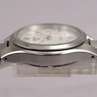 SEIKO 5 Automatic 7S26-02F0 Day/Date Silver dial wristwatch