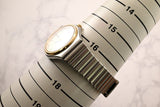 Seiko SPRIT QUARTZ 34mm Roman  Ivory Round Dial Ref.5P32-6B30 Runs