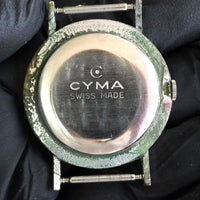 Vintage For Parts CYMA CYMAFLAX 17 jewels Ref.1.5705.6 Runs Actually Poor