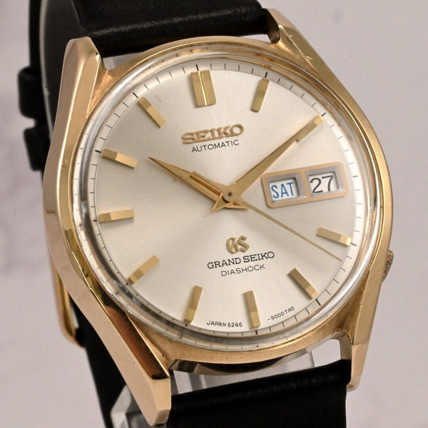 Grand Seiko 36mm Silver dial Automatic Day/Date Watch Ref.6246-9000 Serviced