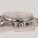 Exc+5 TAG HEUER Link CJF2111 GG7939 Chronograph Silver Dial Automatic w/Box