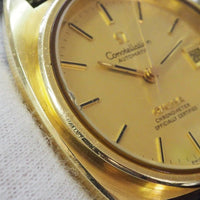 Omega Constellation Ref.168.0056 Cal.1011 Date Gold Dial Automatic Serviced