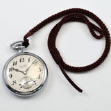 Vintage SEIKO Pocket watch 15 Jewels Hand-Winding 1962 Blue Steel Hands