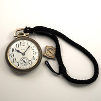 Vintage 1931 ELGIN NATL WATCH Co Made In U.S.A Swiss Pocket watch 15Jewels Runs