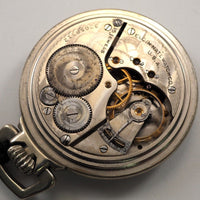 Vintage 1931 ELGIN NATL WATCH Co Made In U.S.A Swiss Pocket watch 15Jewels Runs