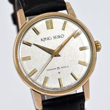 Vintage King Seiko Watch 25 Jewels Hand-Winding 14K Gold-Filled Ref.J14102