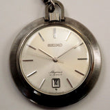 Vintage 1963 SEIKO SKYLINER Date Pocket watch 21J Hand-Winding Ref.6102-0010