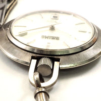 Vintage 1963 SEIKO SKYLINER Date Pocket watch 21J Hand-Winding Ref.6102-0010