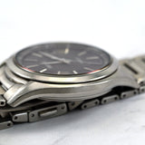 SEIKO Dolce SADZ187 Titanium Date Radio Wave Solar Men's Watch Ref.7B24-0BM0