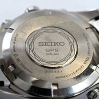 SEIKO ASTRON SBXA003 GPS radio solar Titanium watch Black dial Ref.7X52-0AA0
