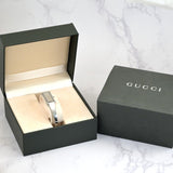 Gucci 1500L bangle watch Women's Silver Watch w/Box