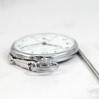 Exc+5 Vintage OMEGA Pocket Watch Hand-Winding Cal. 960 17 Jewels Working