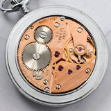 Exc+5 Vintage OMEGA Pocket Watch Hand-Winding Cal. 960 17 Jewels Working