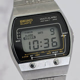 Vintage 1997 SEIKO Digital QUARTZ MULTI ALARM 36mm/9.9mm Ref.A029-5000 Working