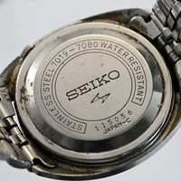 For Parts SEIKO 5 ACTUS Ref.7019-7080 Not Runs Condition Very Poor