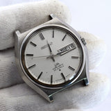 For Parts SEIKO LORDMATIC Ref.5606-7010 Runs Actually Poor Quick Set OK