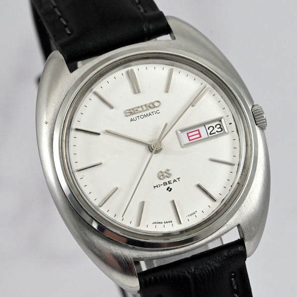 Serviced Vintage 1970 Grand Seiko Automatic Day/Date Hi-Beat Men's Ref.5646-7000