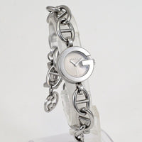 Exc+3 Vintage Gucci Charm Bracelet Cream Dial Watch Ref.107