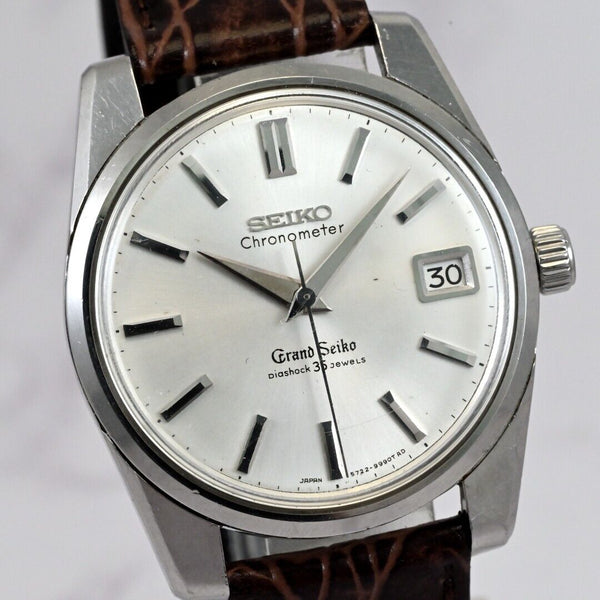 Vintage 1965 Grand Seiko 2nd MODEL Hand-Winding Date Men's Watch Ref.5722-9990