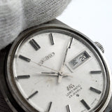 For Parts SEIKO LORDMATIC Ref.5606-7000 Runs Actually Poor Quick Set OK