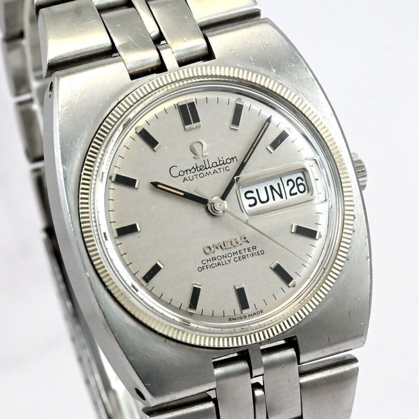 Omega Constellation Cal.751 Day/Date Silver Dial Automatic Ref.168.045 Serviced