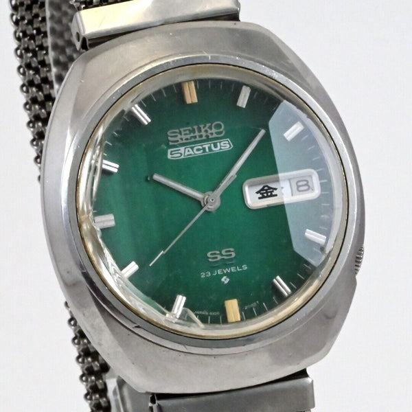 As-Is For Parts SEIKO 5 ACTUS Ref.6106-7590 Working Actually Poor Condition Poor