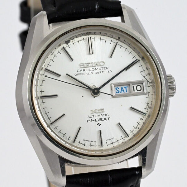 Vintage 1969 King Seiko chronometer hi-beat Day/Date automatic 5626-7040