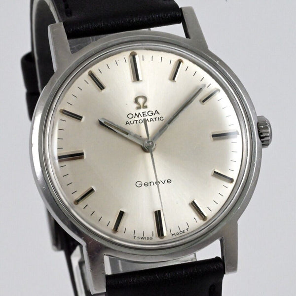 Vintage 1969 OMEGA Geneve Cal.552 Silver Dial Automatic Men's Watch Ref.165.070