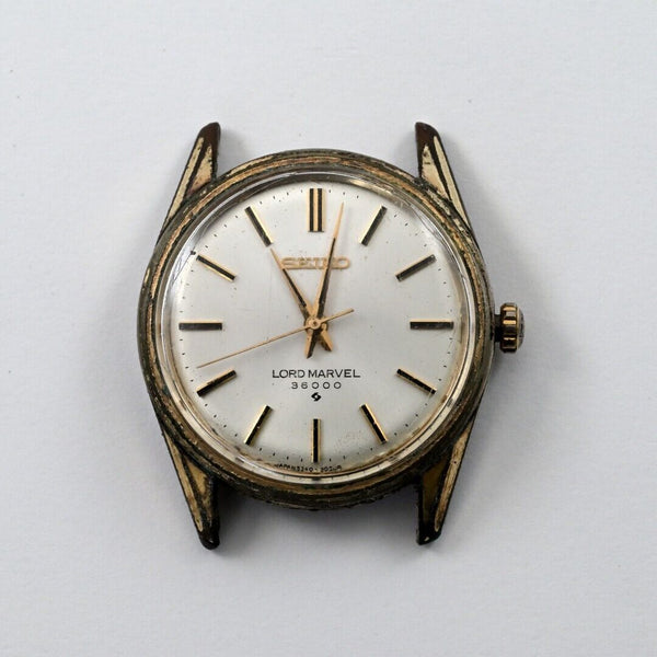 Vintage 1964 For Parts As-Is SEIKO LORD MARVEL 36000 Ref.5740-8000