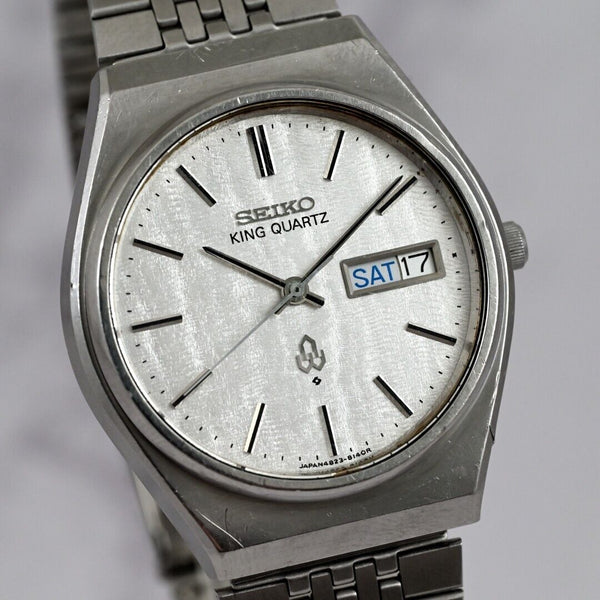 Vintage SEIKO KING QUARTZ Day/Date Ref.4823-8080 July,1977