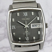 Vintage SEIKO LORDMATIC 23J Black Dial Automatic Day/Date Ref.5606-5000 Dec.1969