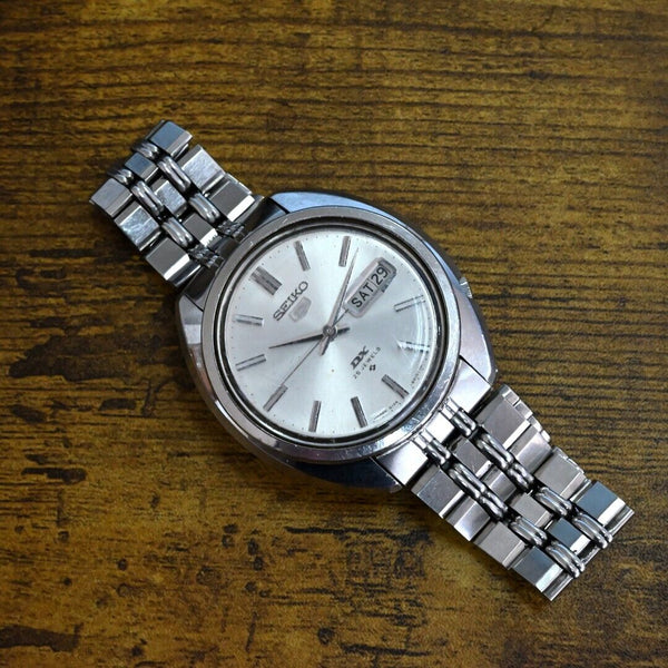 For Parts As-Is SEIKO 5 DX 25 Jewels Ref.6106-8010 Actually Poor Condition Poor