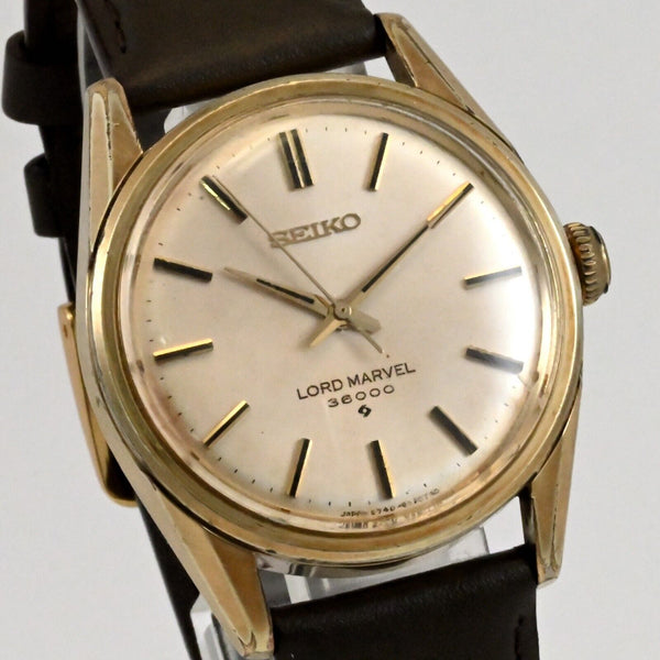 Vintage SEIKO LORD MARVEL 36000 Hand-Winding Ref.5740-8000 Gold Filled Nov.1971