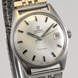 Vintage 1969 OMEGA Geneve Cal.565 Silver Dial Automatic Men's Watch Ref.166.041