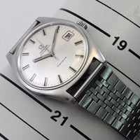 Vintage 1969 OMEGA Geneve Cal.565 Silver Dial Automatic Men's Watch Ref.166.041