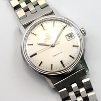 Vintage 1968 OMEGA Geneve Cal.565 Silver Dial Automatic Men's Watch Ref.166.070