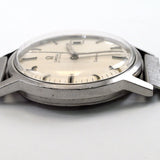 Vintage 1968 OMEGA Geneve Cal.565 Silver Dial Automatic Men's Watch Ref.166.070