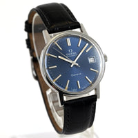 OMEGA Geneve Cal.1012 Blue Dial Automatic Men's Watch Ref.166.0163