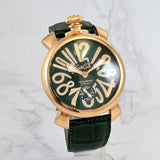 GaGa MILANO MANUALE48 5011.04S Green Dial Men Wristwatch hand winding