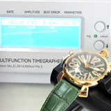 GaGa MILANO MANUALE48 5011.04S Green Dial Men Wristwatch hand winding